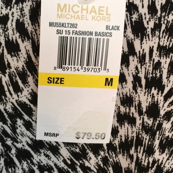 NWT Michael by MK Animal Print Top - Picture 6 of 7